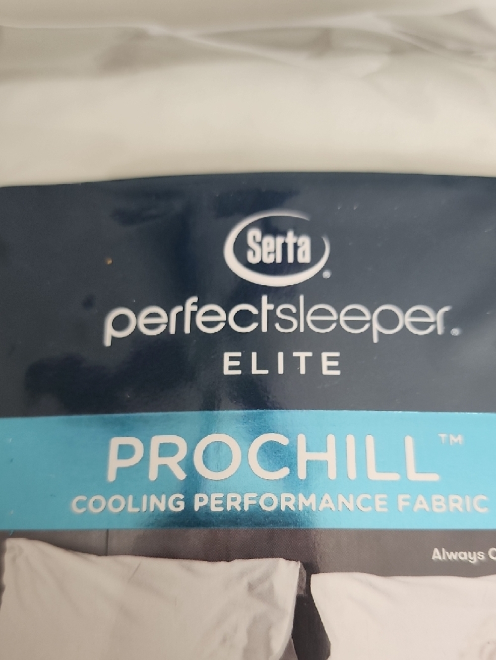 Serta PerfectSleeper ProChill Twin Sheet Set - White - Picture 3 of 8